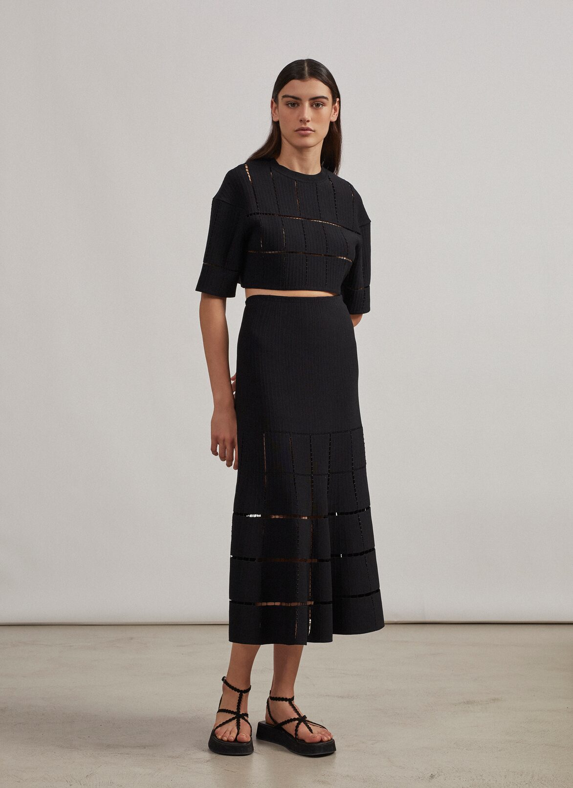 Cardigan ALAÏA BLACK CARDIGAN